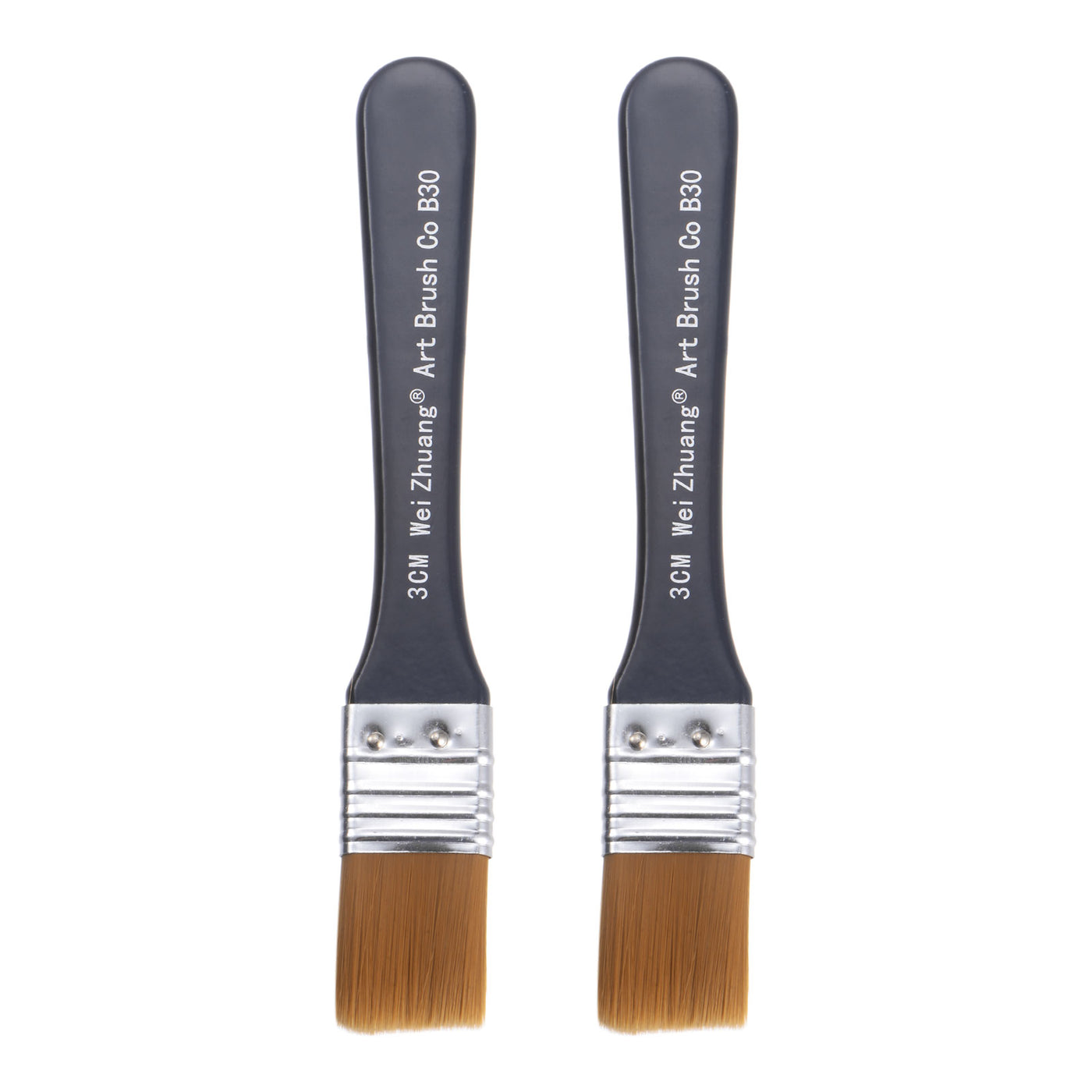 Harfington Width Small Paint Brush Natural Bristle with Wood Handle Paint Tools