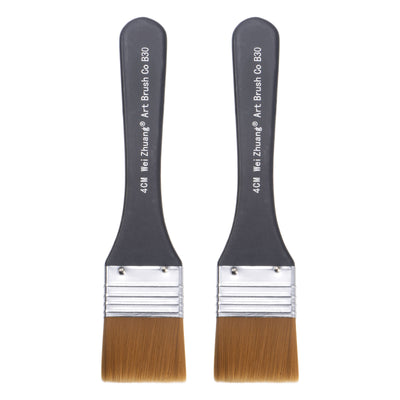 Harfington Width Small Paint Brush Natural Bristle with Wood Handle Paint Tools