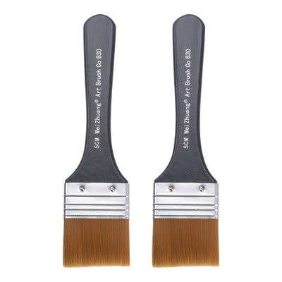 Harfington Width Small Paint Brush Natural Bristle with Wood Handle Paint Tools