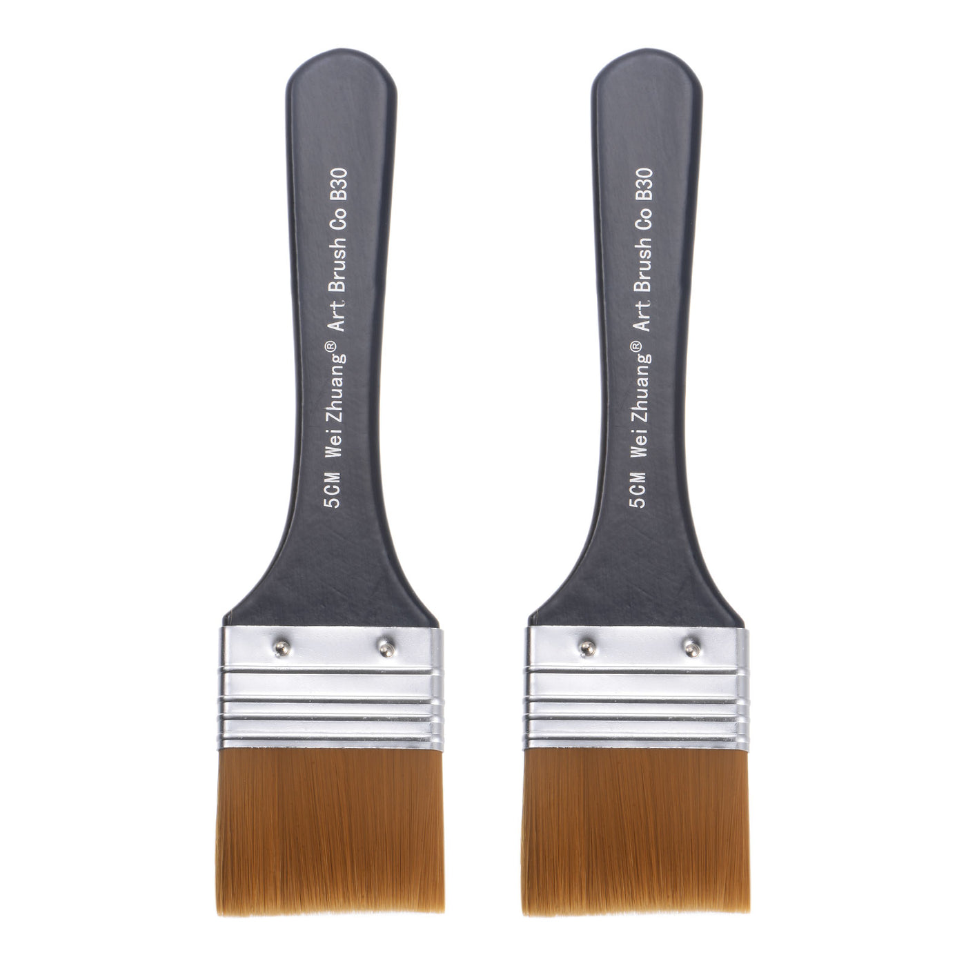 Harfington Width Small Paint Brush Natural Bristle with Wood Handle Paint Tools