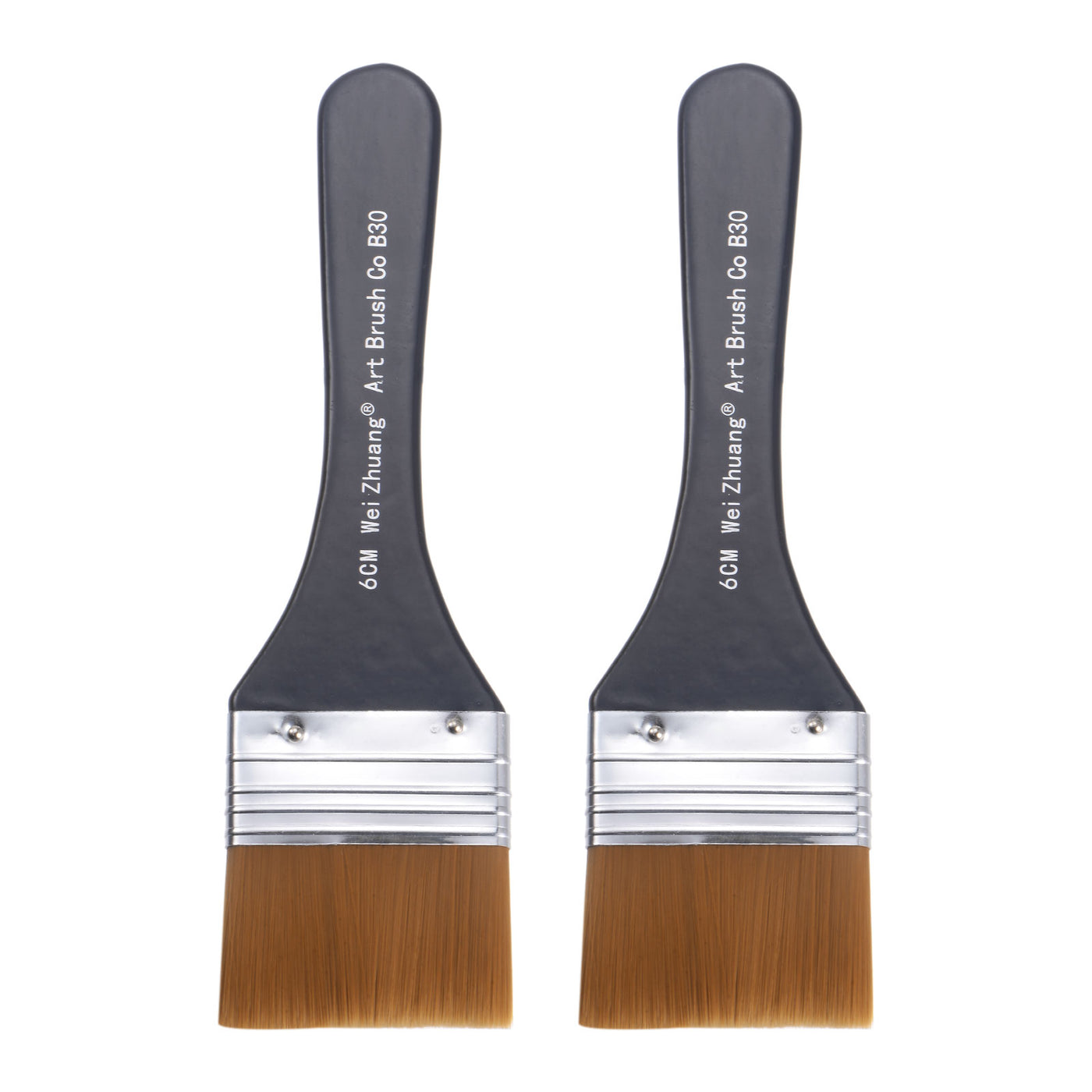 Harfington Width Small Paint Brush Natural Bristle with Wood Handle Paint Tools