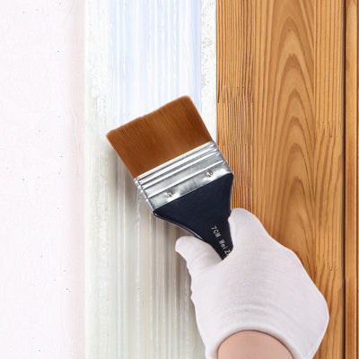 Harfington Width Small Paint Brush Natural Bristle with Wood Handle Paint Tools
