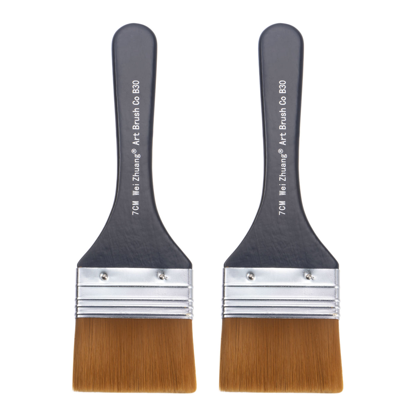 Harfington Width Small Paint Brush Natural Bristle with Wood Handle Paint Tools