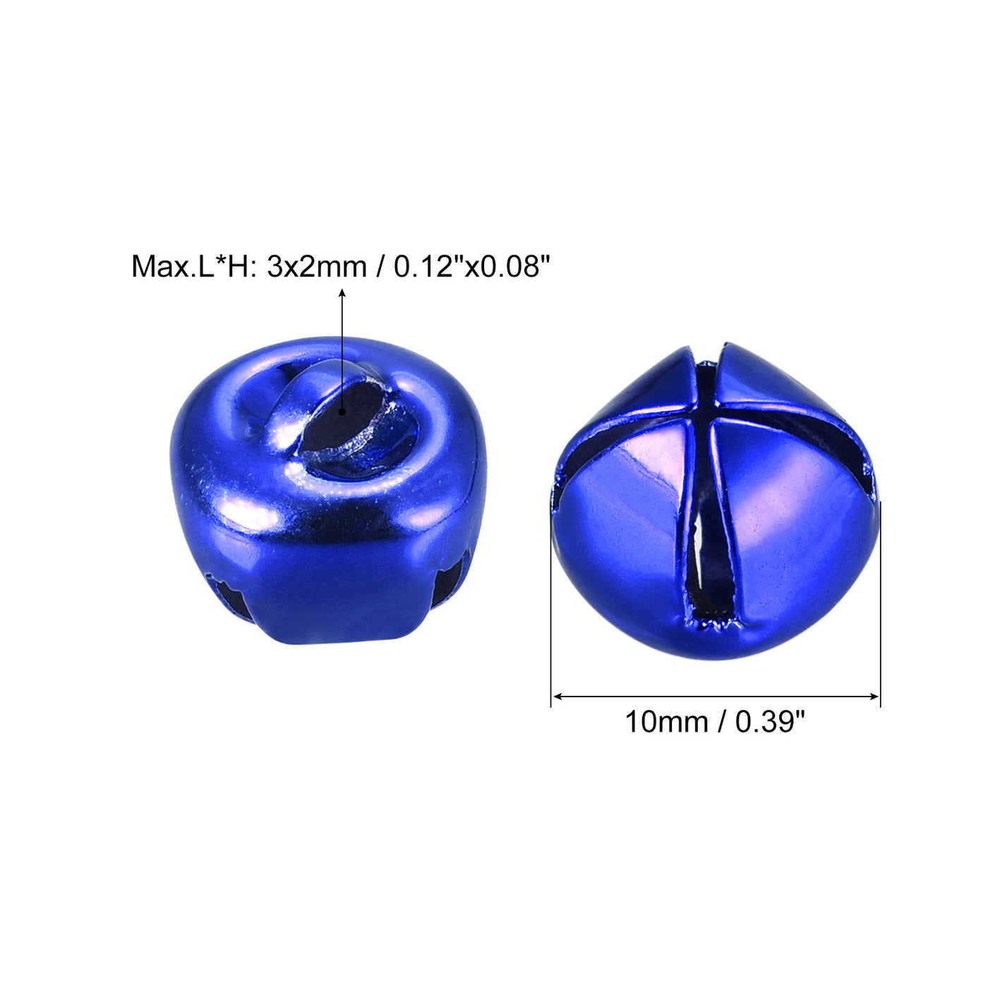 Harfington Jingle Bells, Carbon Steel Craft Bells for DIY Christmas