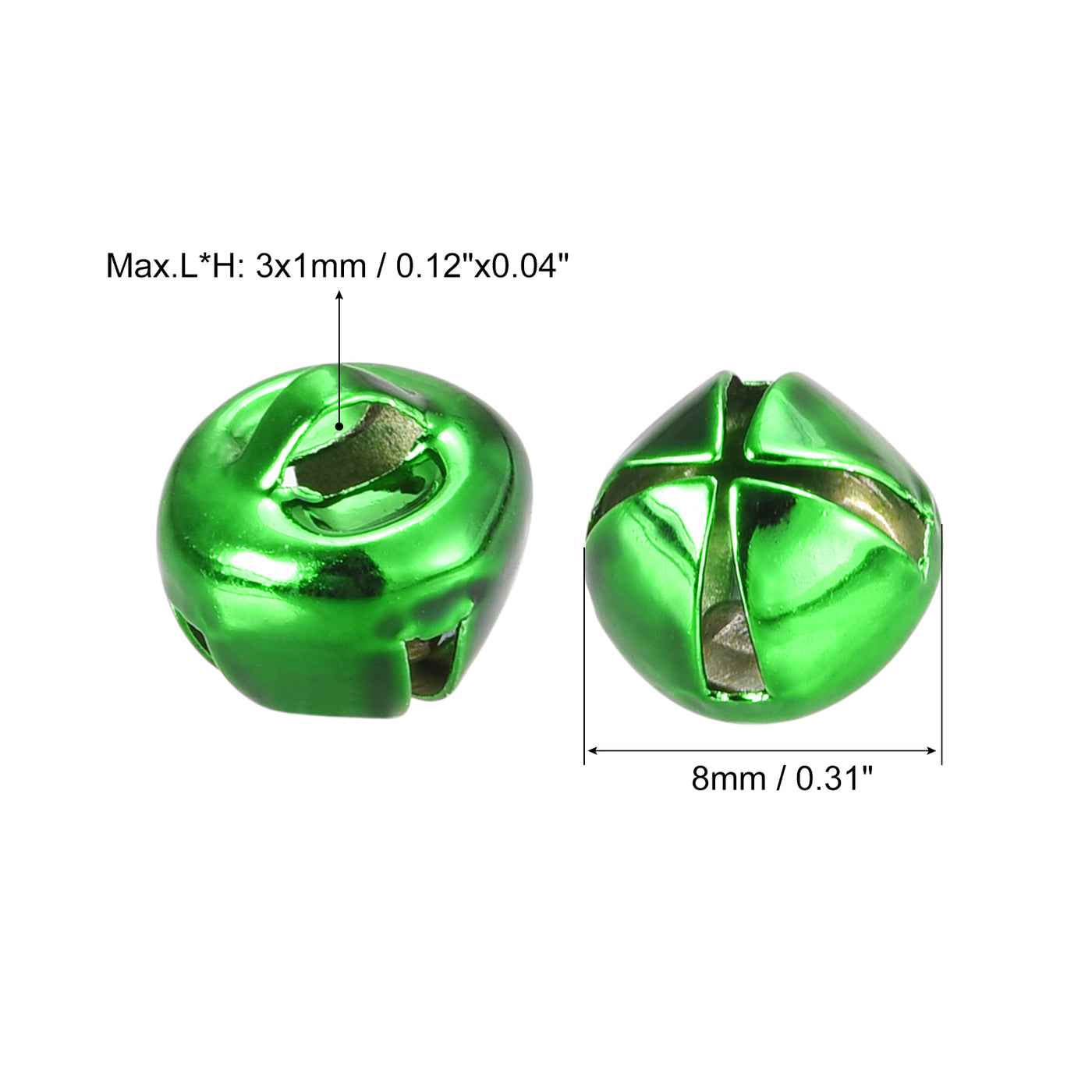 Harfington Jingle Bells Carbon Steel Craft Bells for DIY Christmas