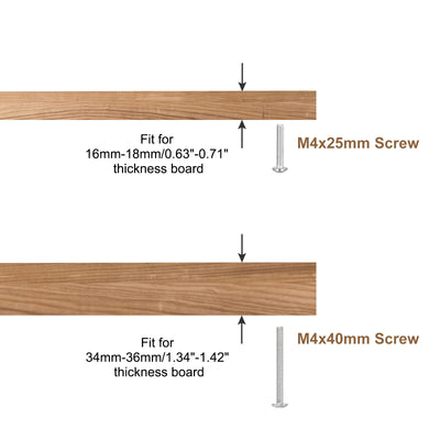 Harfington Drawer Knobs Aluminum Alloy Wardrobe Pull Handles