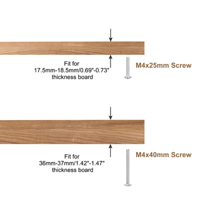 Harfington Drawer Knobs Aluminum Alloy Wardrobe Pull Handles