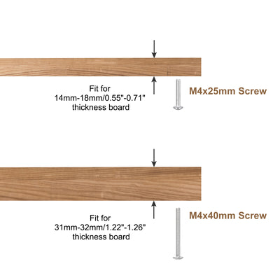 Harfington Drawer Knobs Aluminum Alloy Wardrobe Pull Handles