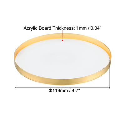 Harfington Lampshade Diffuser, Dust Protection Cover Acrylic Board for Barrel Lamp Shade