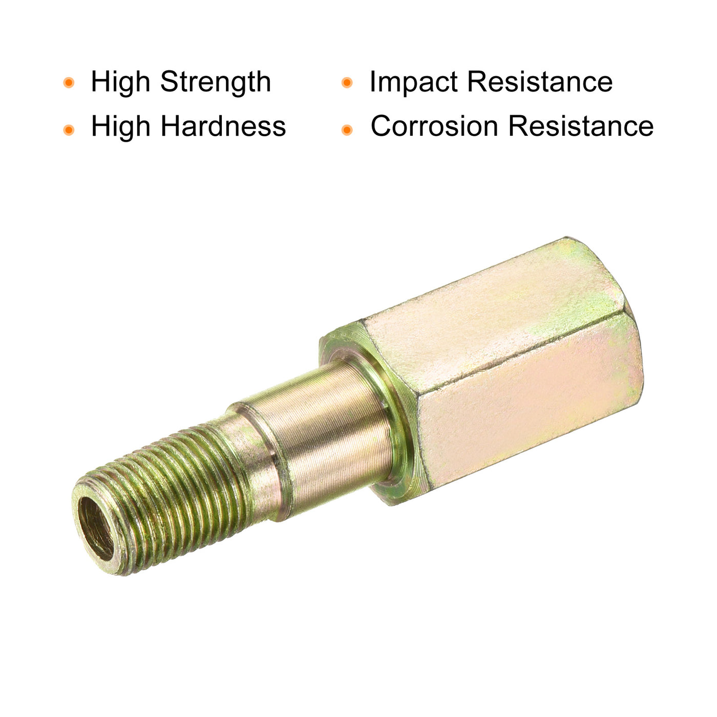 Harfington Iron Extension Hex Pipe Fitting Female to Male Thread Connector Adapter