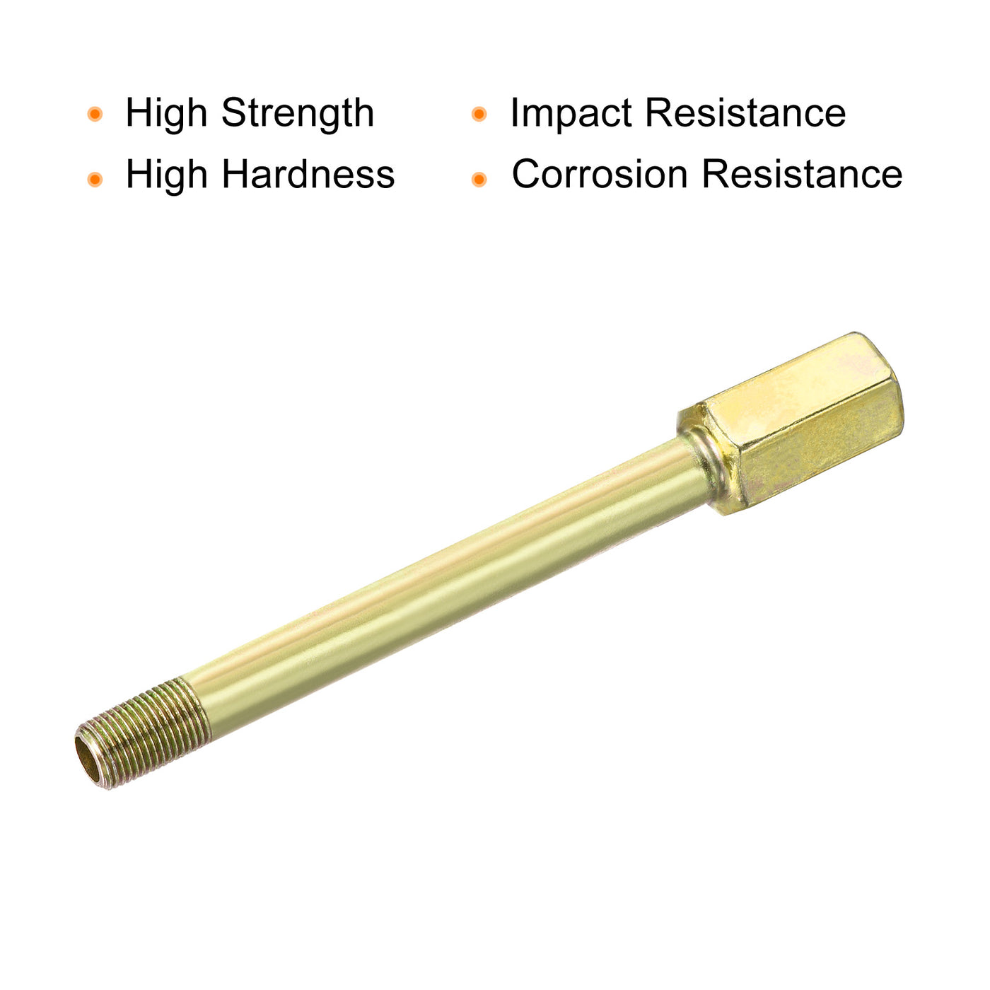 Harfington Iron Extension Hex Pipe Fitting Female to Male Thread Connector Adapter