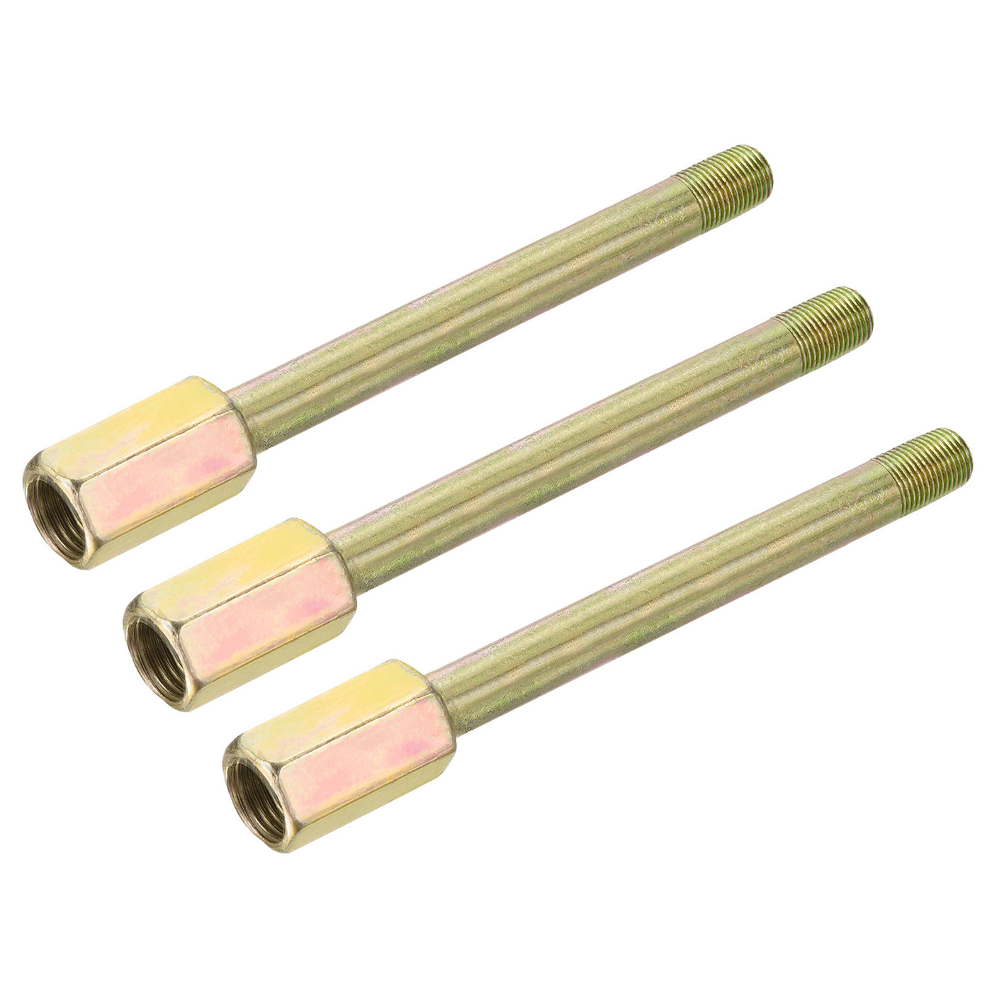 Harfington Iron Extension Hex Pipe Fitting Female to Male Thread Connector Adapter