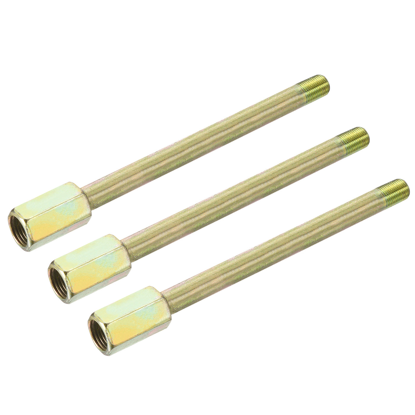 Harfington Iron Extension Hex Pipe Fitting Female to Male Thread Connector Adapter