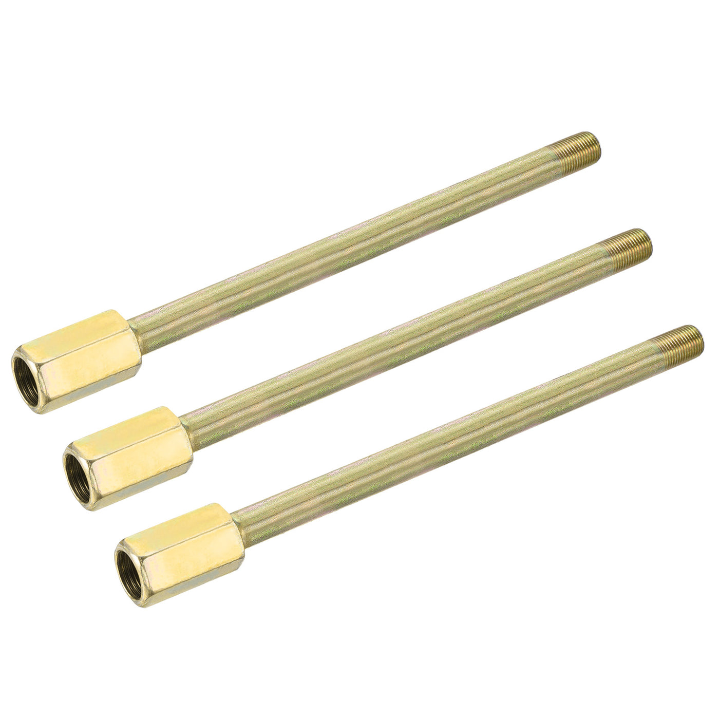 Harfington Iron Extension Hex Pipe Fitting Female to Male Thread Connector Adapter