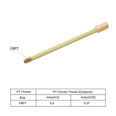 Harfington Iron Extension Hex Pipe Fitting Female to Male Thread Connector Adapter