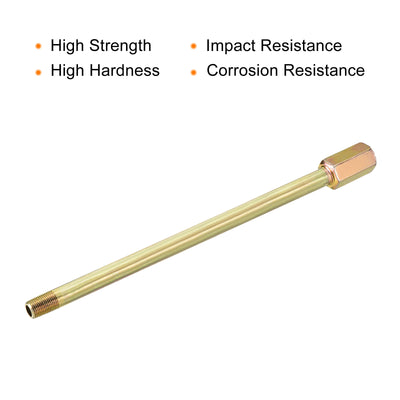 Harfington Iron Extension Hex Pipe Fitting Female to Male Thread Connector Adapter