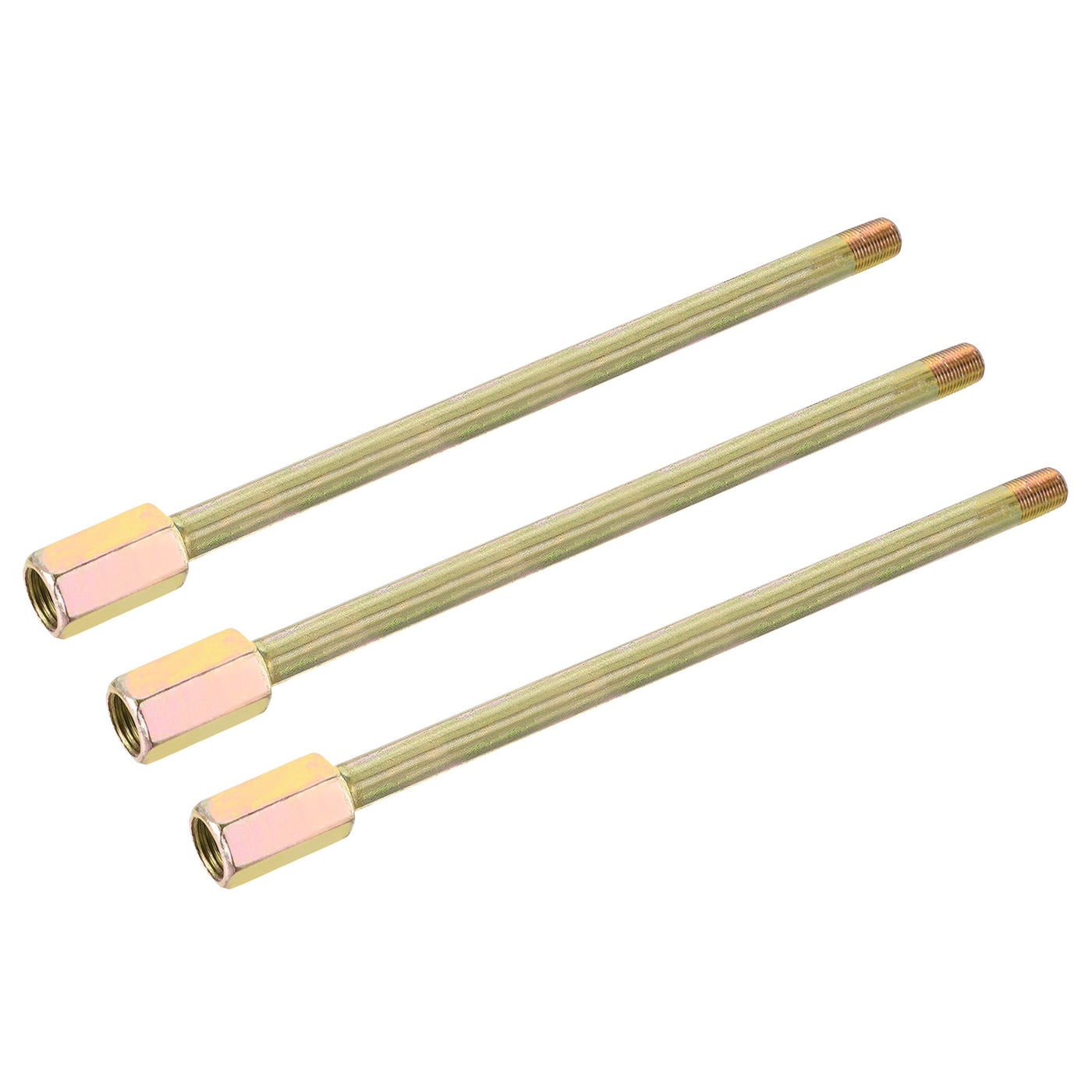 Harfington Iron Extension Hex Pipe Fitting Female to Male Thread Connector Adapter