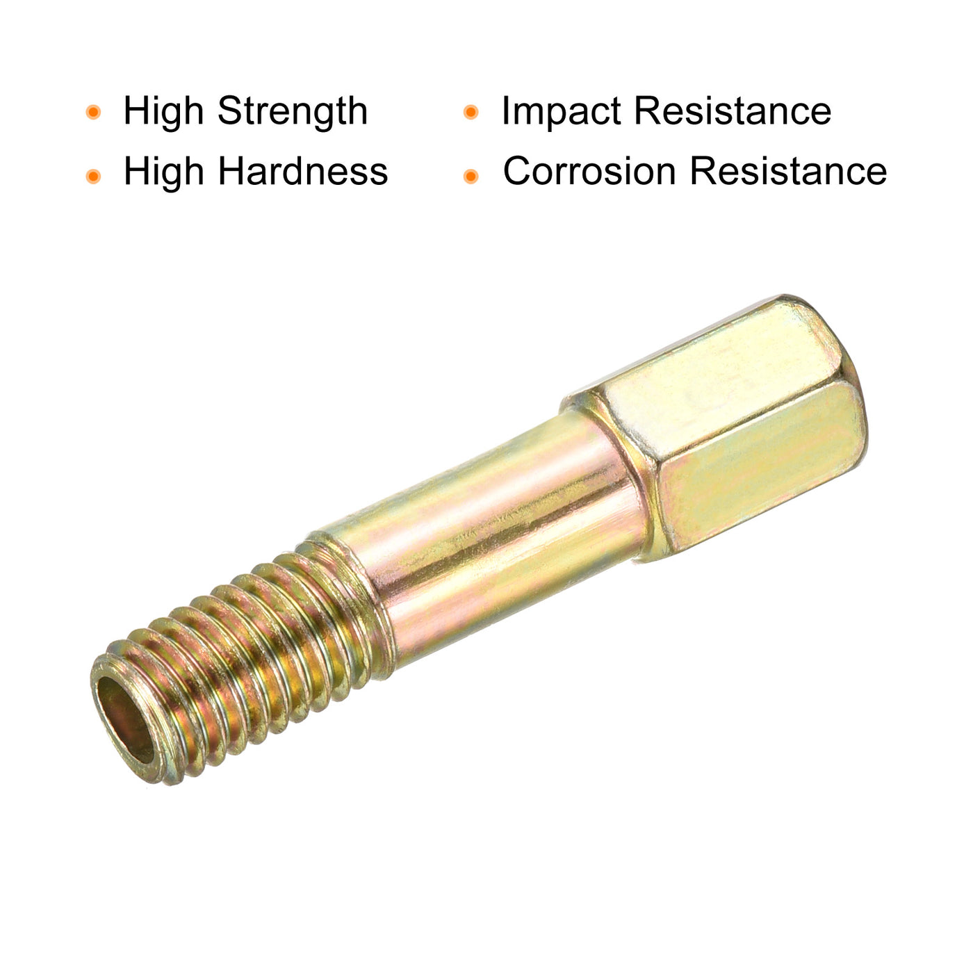 Harfington Iron Extension Hex Pipe Fitting Female to Male Thread Adapter