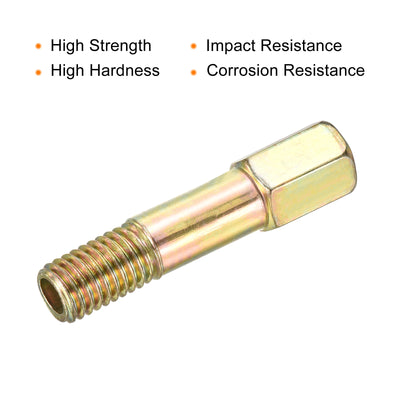 Harfington Iron Extension Hex Pipe Fitting Female to Male Thread Adapter