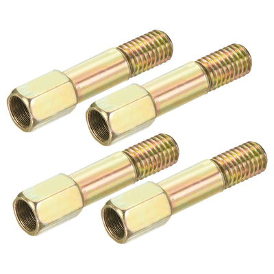 Harfington Iron Extension Hex Pipe Fitting Female to Male Thread Adapter