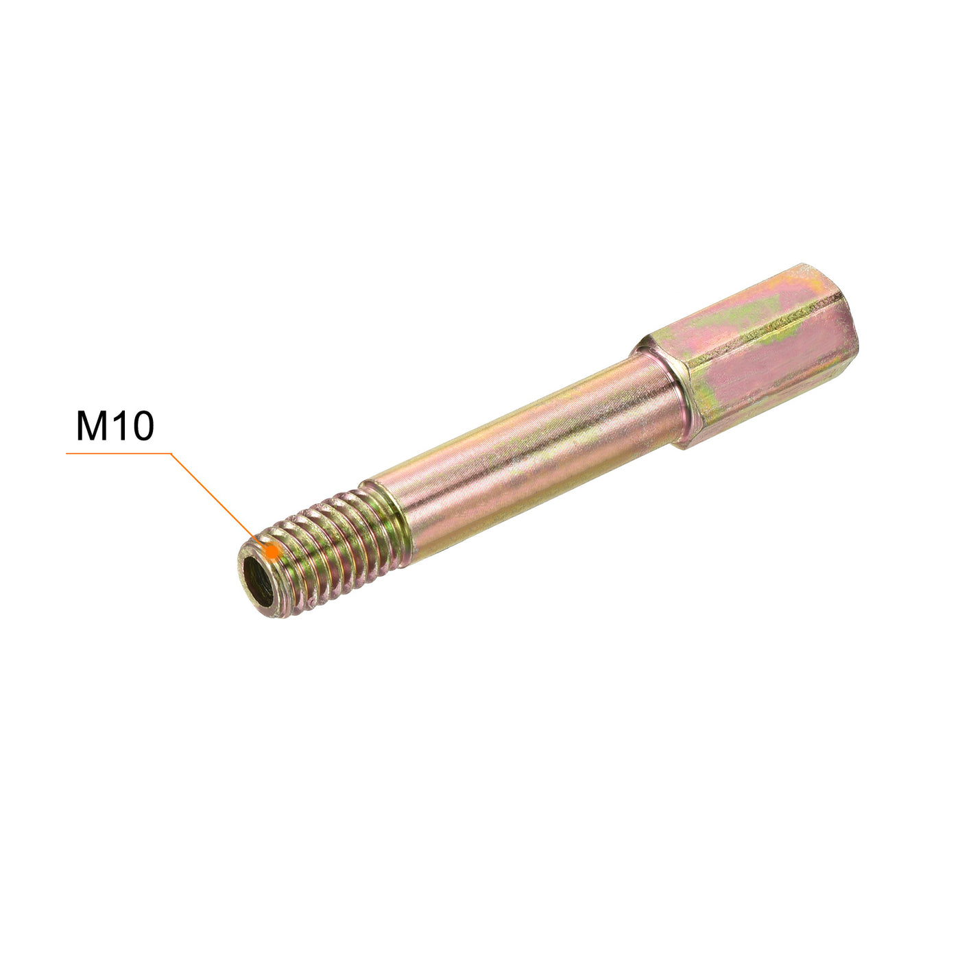 Harfington Iron Extension Hex Pipe Fitting Female to Male Thread Connector