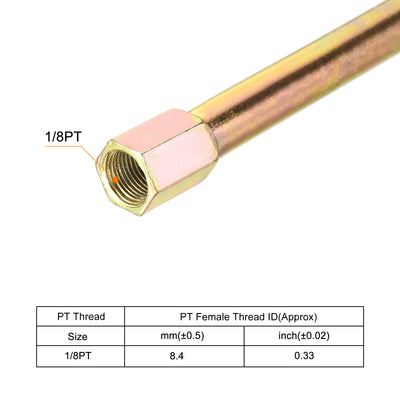 Harfington Iron Extension Hex Pipe Fitting Female to Male Thread Connector