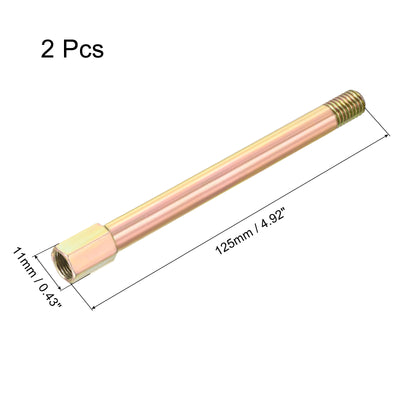 Harfington Iron Extension Hex Pipe Fitting Female to Male Thread Connector