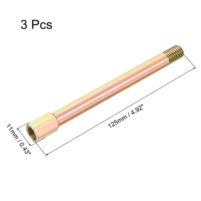 Harfington Iron Extension Hex Pipe Fitting Female to Male Thread Connector