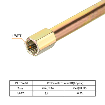 Harfington Iron Extension Hex Pipe Fitting Female to Male Thread Connector