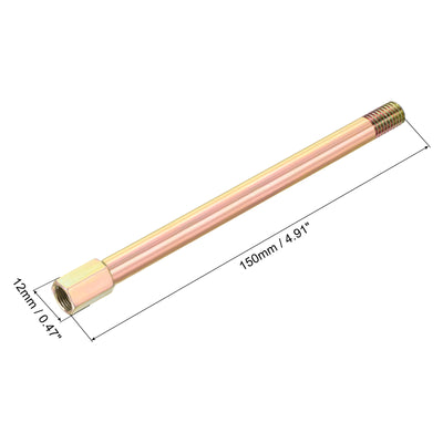 Harfington Iron Extension Hex Pipe Fitting Female to Male Thread Connector