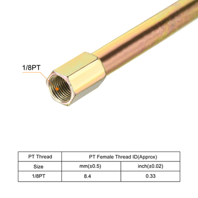 Harfington Iron Extension Hex Pipe Fitting Female to Male Thread Connector