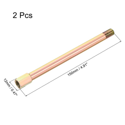 Harfington Iron Extension Hex Pipe Fitting Female to Male Thread Connector