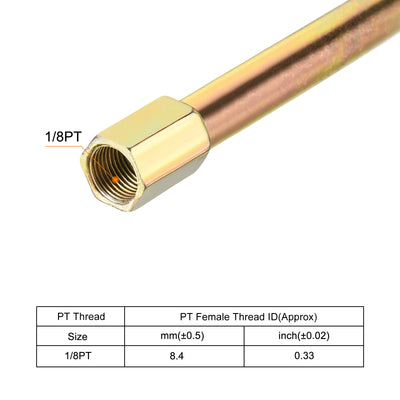 Harfington Iron Extension Hex Pipe Fitting Female to Male Thread Connector