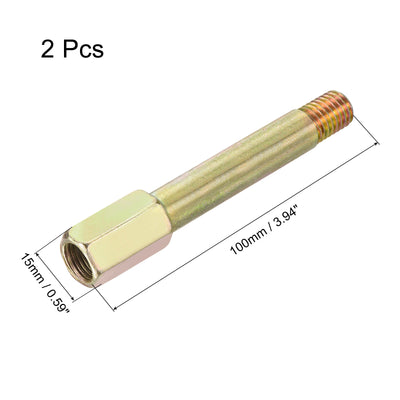 Harfington Iron Extension Hex Pipe Fitting Female to Male Connector Adapter