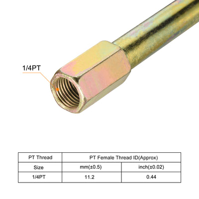 Harfington Iron Extension Hex Pipe Fitting Female to Male Connector Adapter