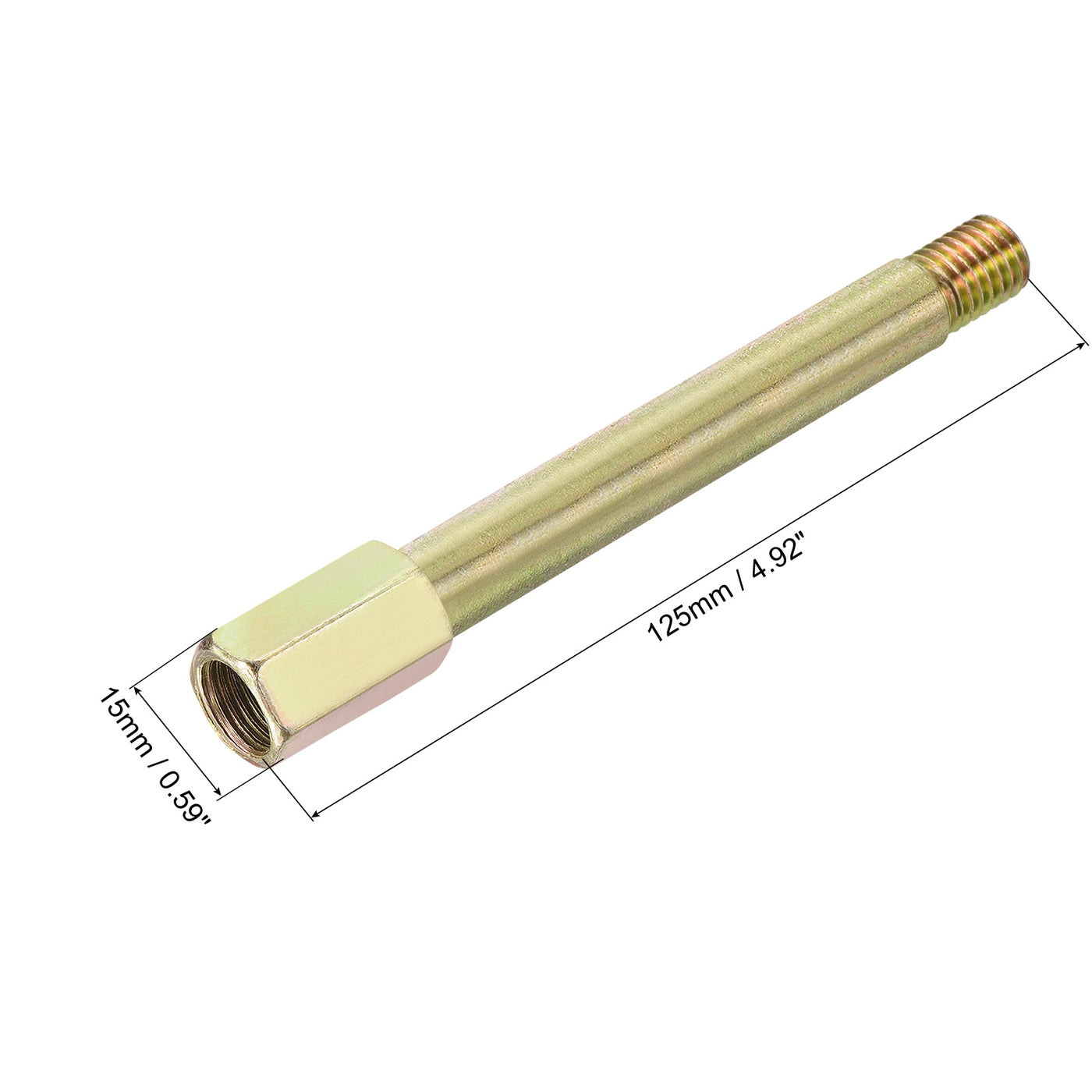 Harfington Iron Extension Hex Pipe Fitting Female to Male Connector Adapter