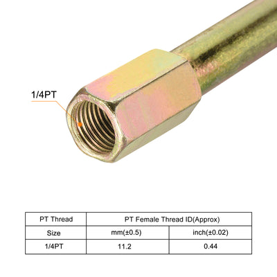 Harfington Iron Extension Hex Pipe Fitting Female to Male Connector Adapter