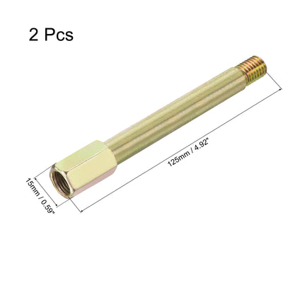 Harfington Iron Extension Hex Pipe Fitting Female to Male Connector Adapter