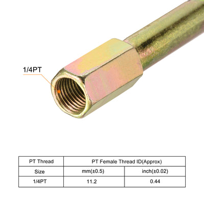 Harfington Iron Extension Hex Pipe Fitting Female to Male Connector Adapter