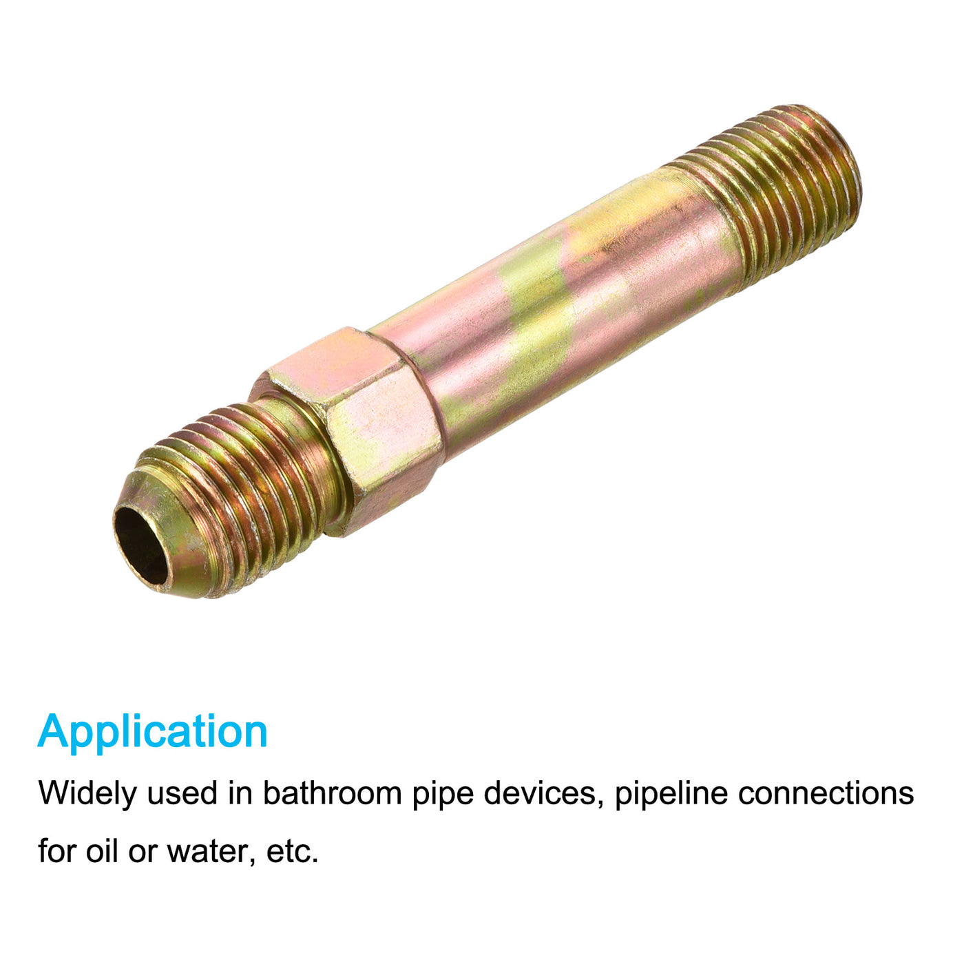 Harfington Extension Pipe Fitting Male Thread Adapter Extension Connector Hex Coupling