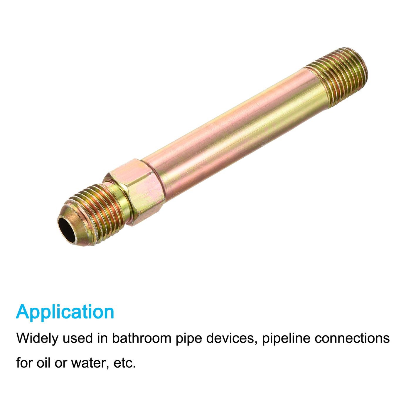 Harfington Extension Pipe Fitting Male Thread Adapter Extension Connector Hex Coupling