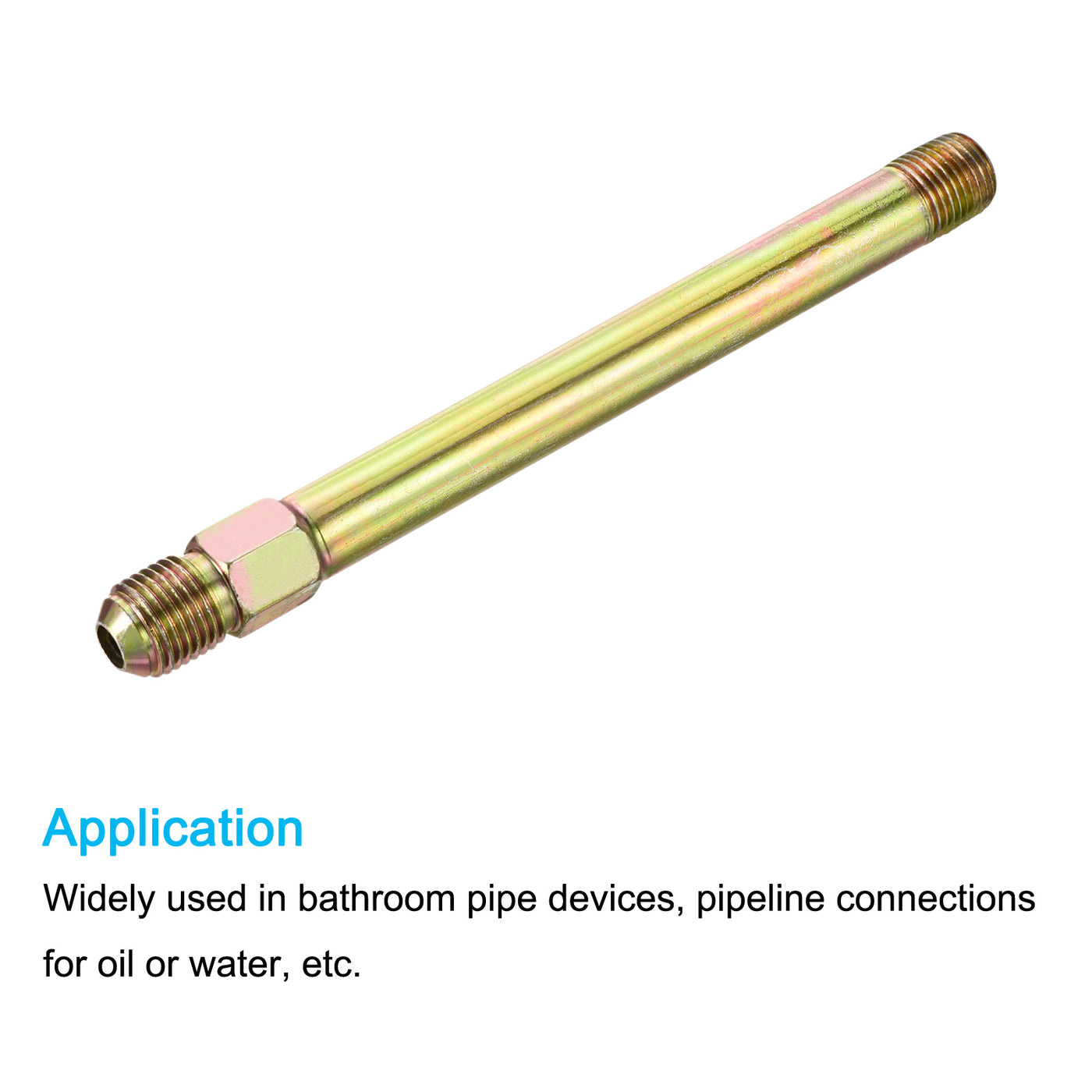 Harfington Extension Pipe Fitting Male Thread Adapter Extension Connector Hex Coupling