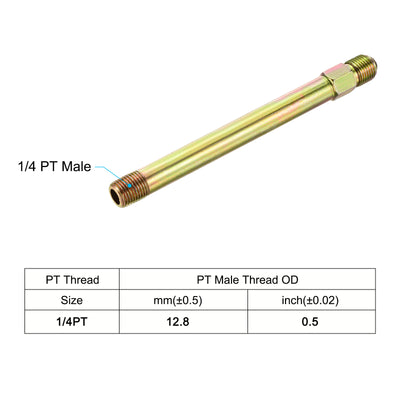 Harfington Extension Pipe Fitting Male Thread Adapter Extension Connector Hex Coupling