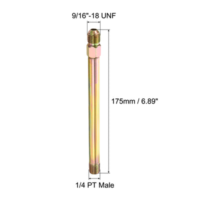 Harfington Extension Pipe Fitting Male Thread Adapter Extension Connector Hex Coupling