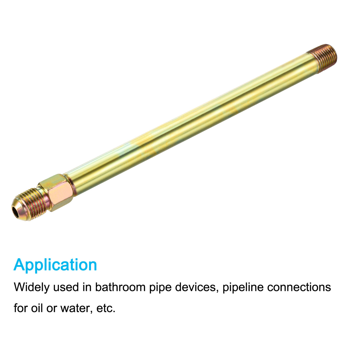 Harfington Extension Pipe Fitting Male Thread Adapter Extension Connector Hex Coupling