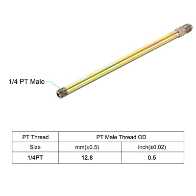 Harfington Extension Pipe Fitting Male Thread Adapter Extension Connector Hex Coupling