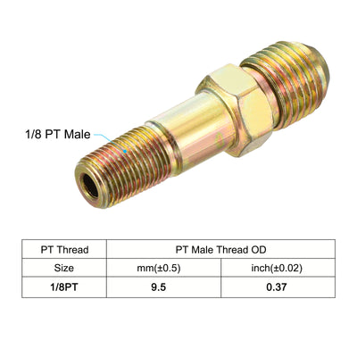 Harfington Extension Pipe Fitting Male to Male Thread, Adapter Extension Connector Hex Coupling