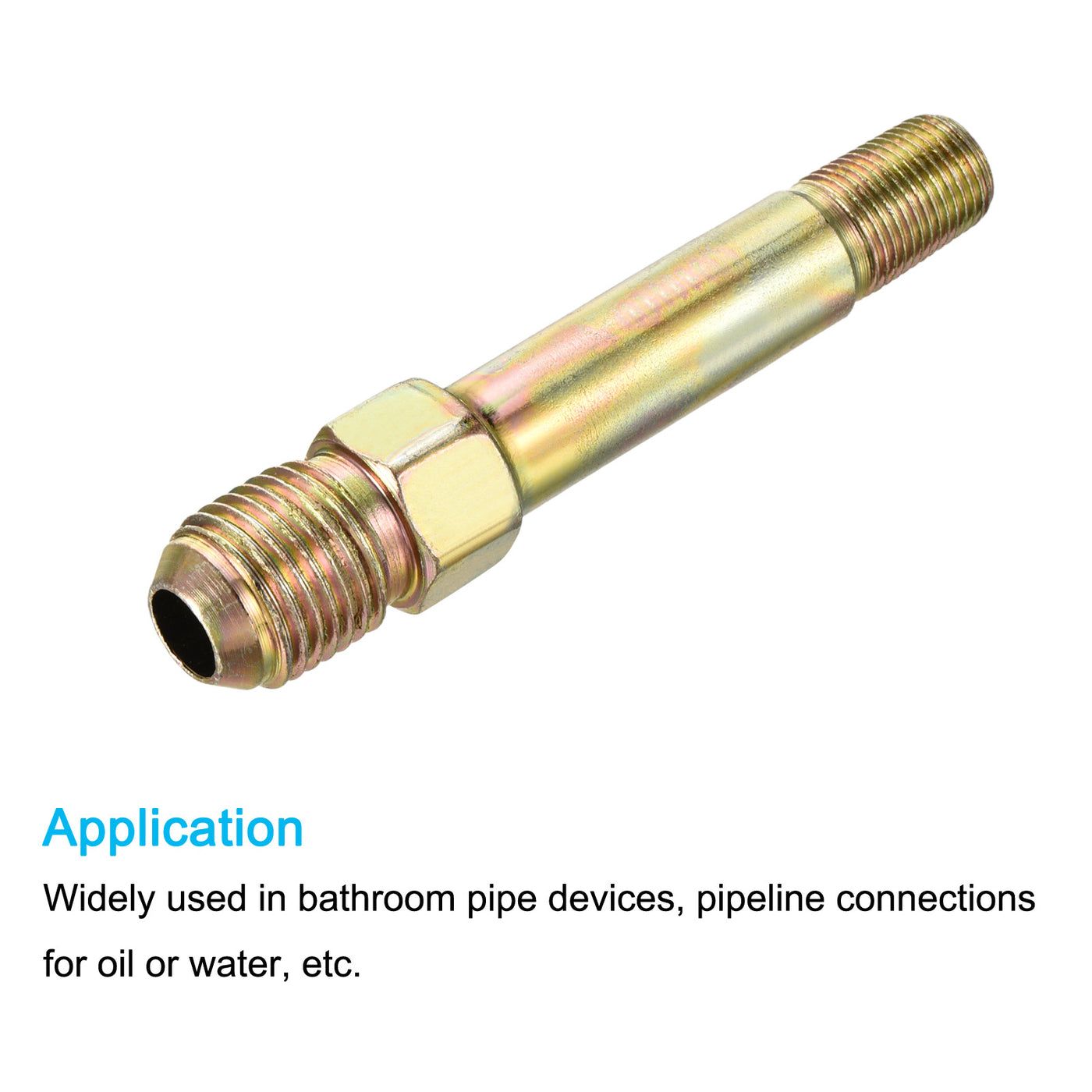 Harfington Extension Pipe Fitting Male to Male Thread Adapter Extension Hex Coupling