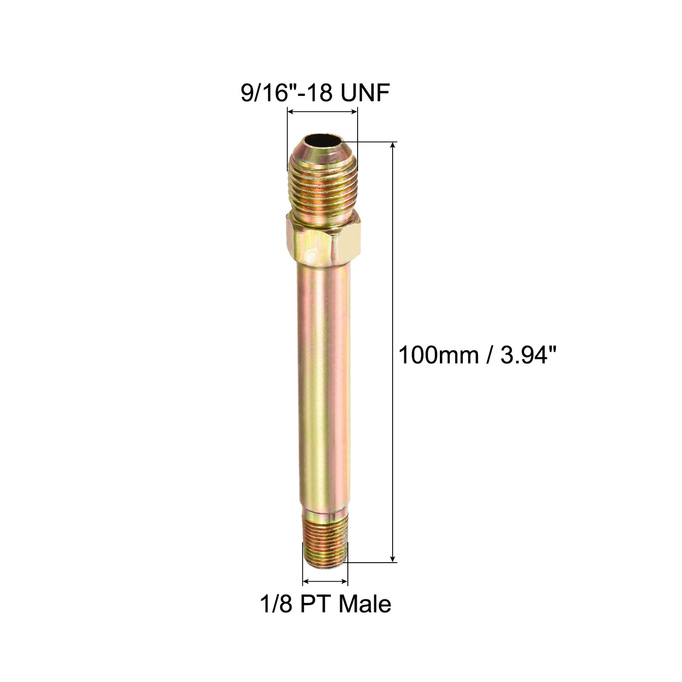Harfington Extension Pipe Fitting Male to Male Thread Adapter Extension Hex Coupling