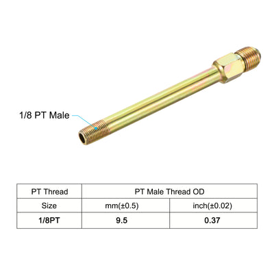 Harfington Extension Pipe Fitting Male to Male Thread Adapter Extension Hex Coupling